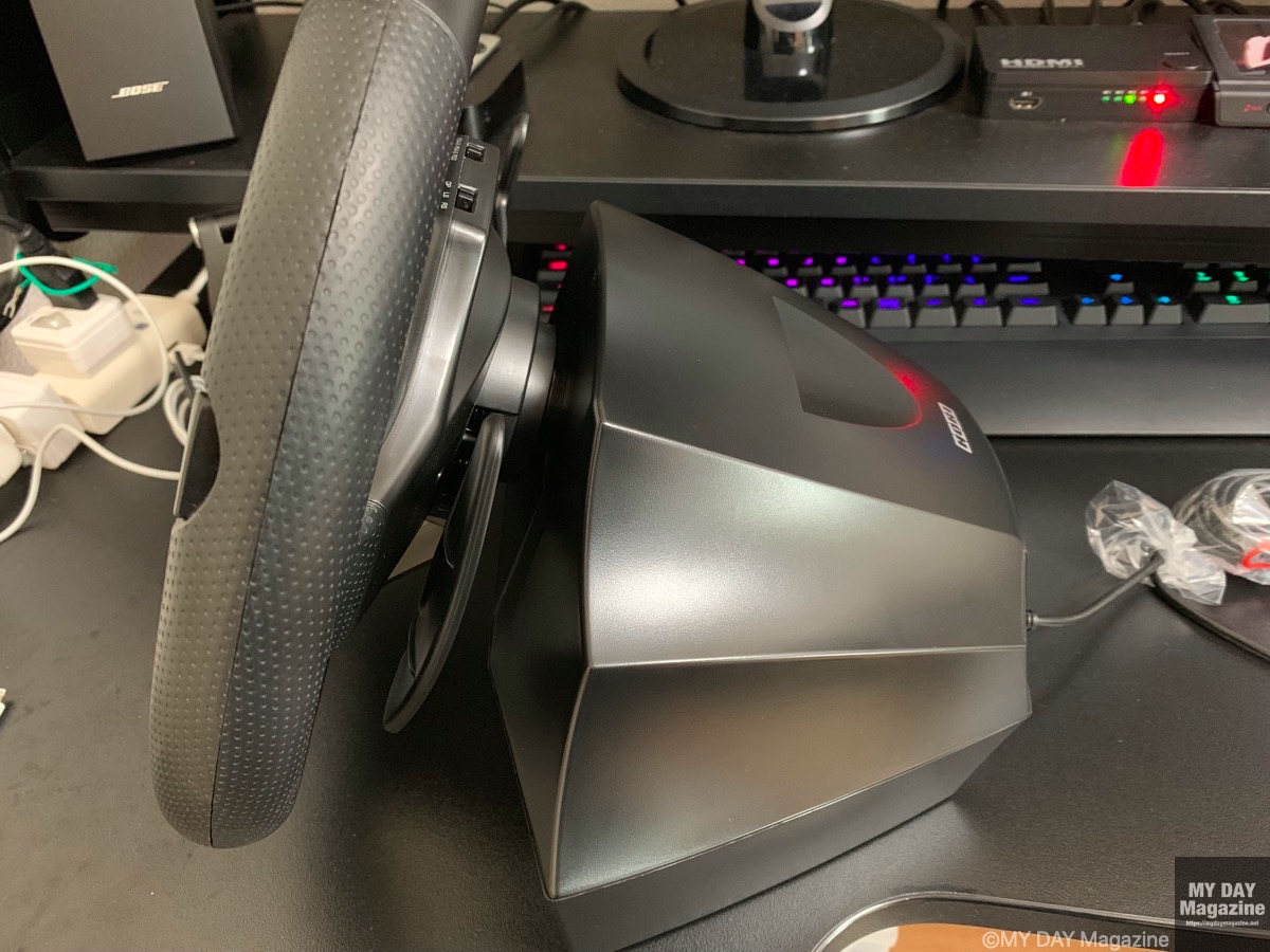 ホリ製ハンコン「RWA」レーシングホイールエイペックスはレースゲームを数倍楽しくするので絶対に買いの商品。迷っていたら購入すべし!